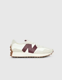 Baskets bordeaux NEW BALANCE 327 Femme