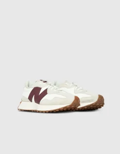 Baskets bordeaux NEW BALANCE 327 Femme