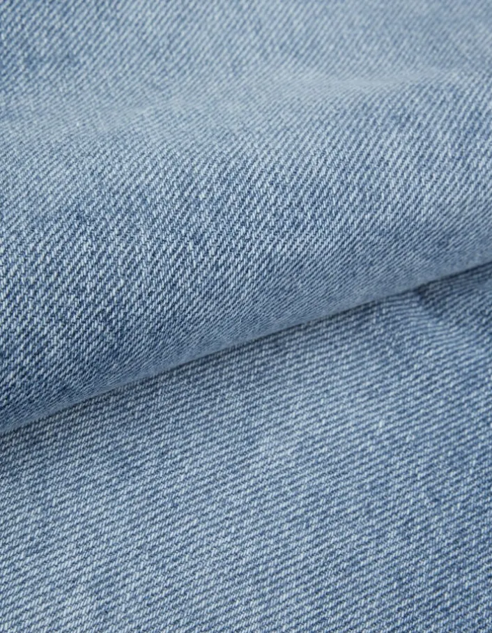 Bermuda en jean bleu Femme