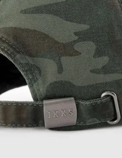 Casquette kaki motif camouflage Femme
