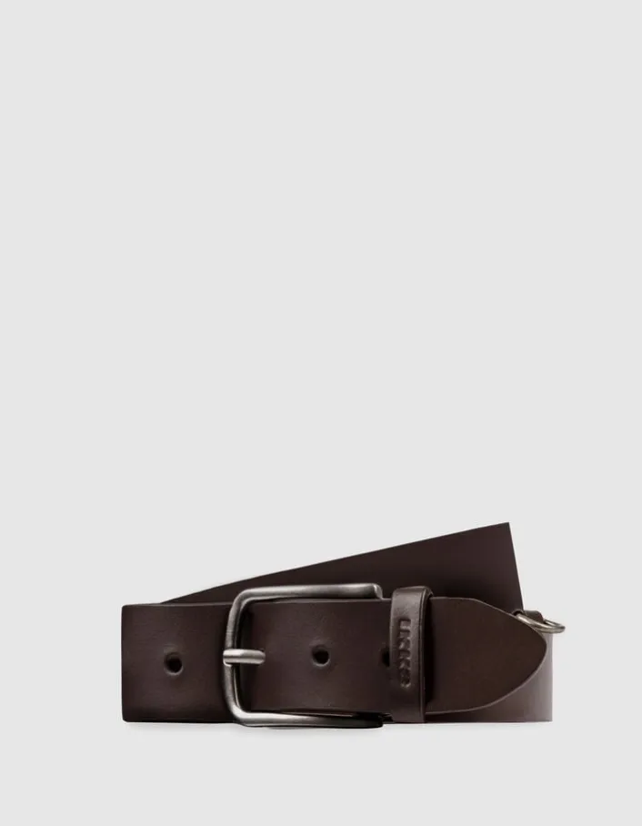 Ceinture marron cuir Homme