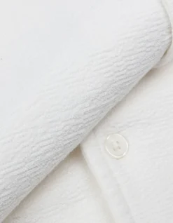 Chemise easy blanche maille manches courtes Homme
