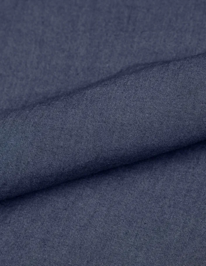 Chemise regular bleue en jean Homme