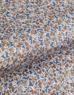 Chemise slim marine imprimé fleurs Homme