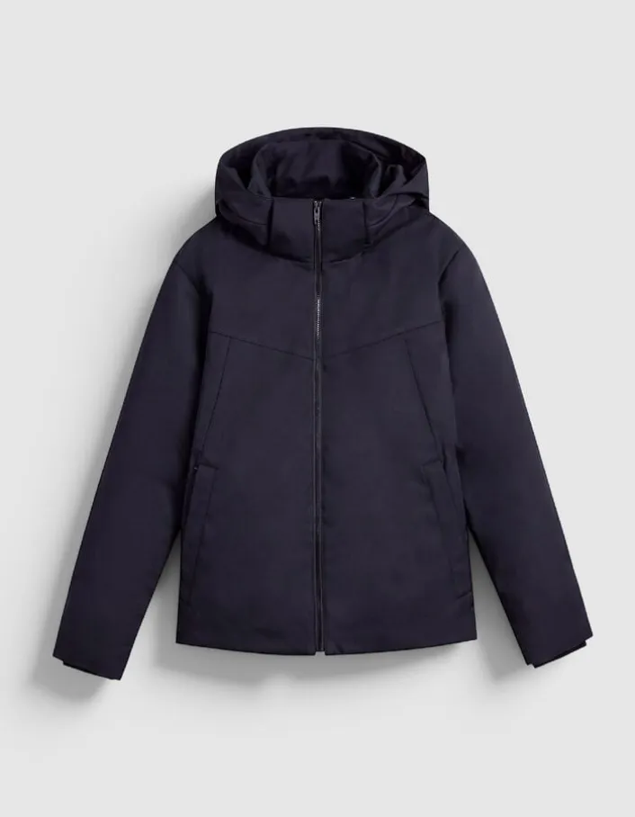 Doudoune marine capuche amovible WATERPROOF Homme