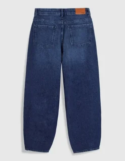 Jean barrel bleu Emily Femme