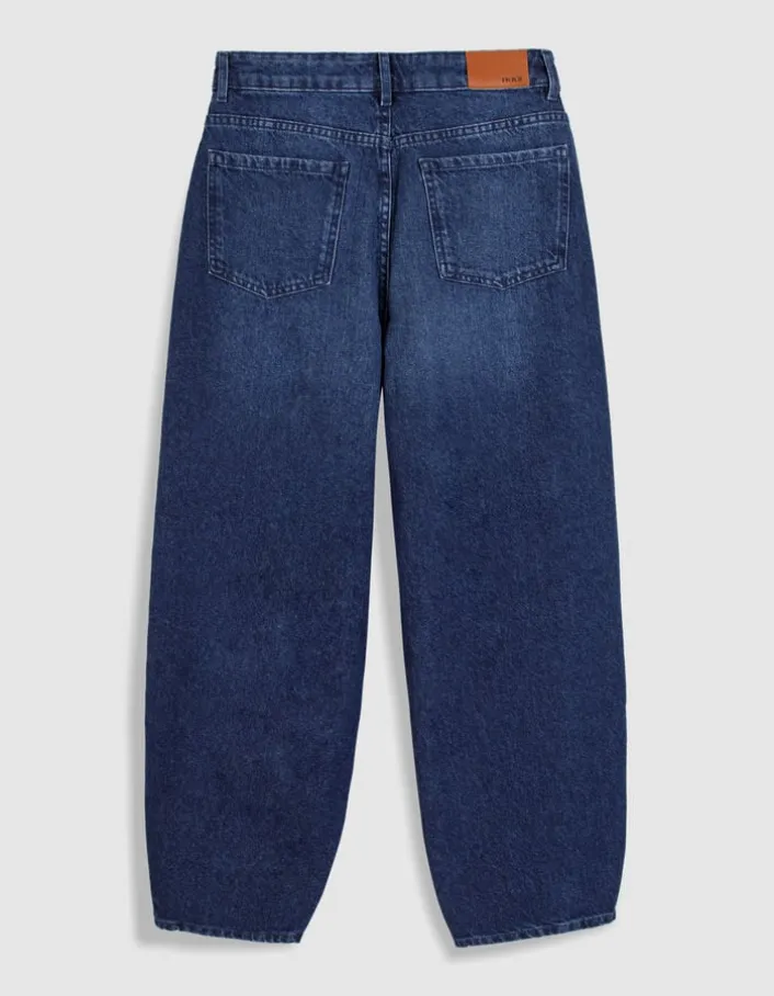 Jean barrel bleu Emily Femme