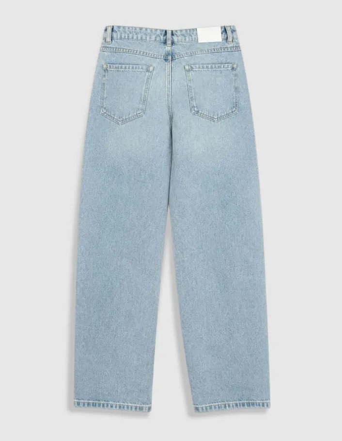 Jean droit bleu 7/8e Anders Femme