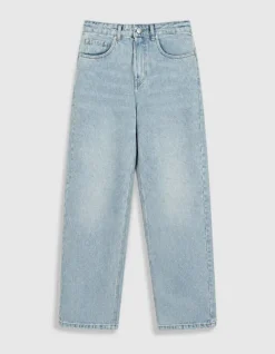 Jean droit bleu 7/8e Anders Femme