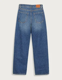 Jean droit bleu 7/8e Anders Femme