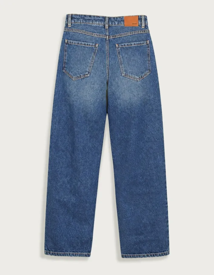 Jean droit bleu 7/8e Anders Femme