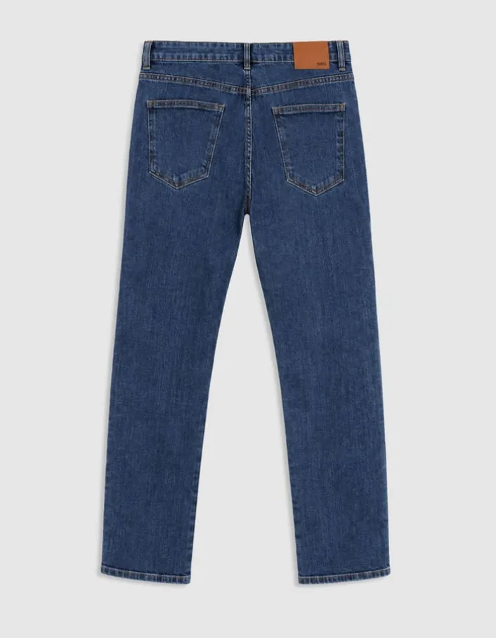 Jean droit bleu Serge Homme