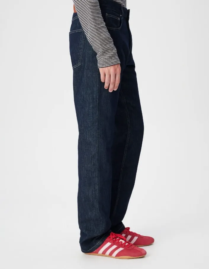 Jean jogg marine taille élastiquée Harold Homme