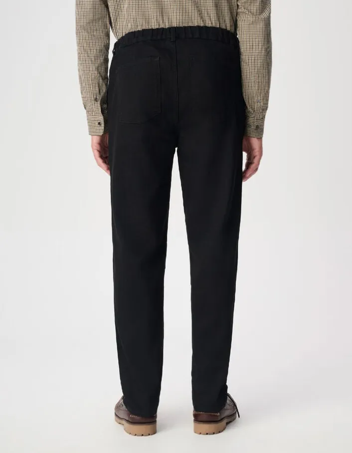 Jean jogg noir taille élastiquée Harold Homme