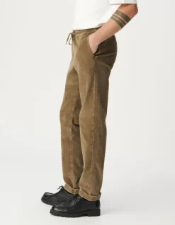 Jogpant beige foncé velours côtelé Homme