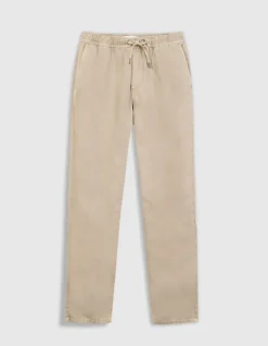 Jogpant comfort beige taille élastiquée Homme