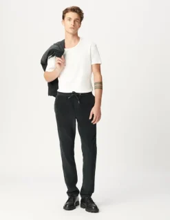 Jogpant gris velours côtelé Homme