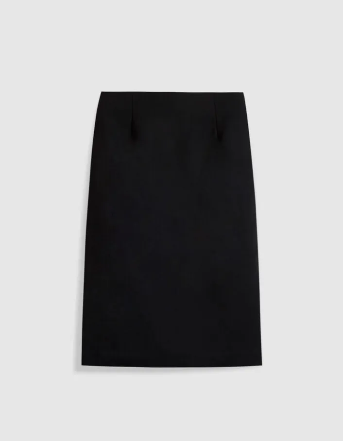 Jupe crayon noire Femme