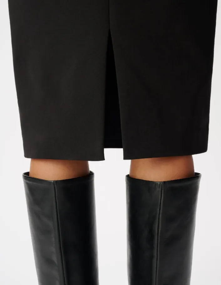 Jupe crayon noire Femme