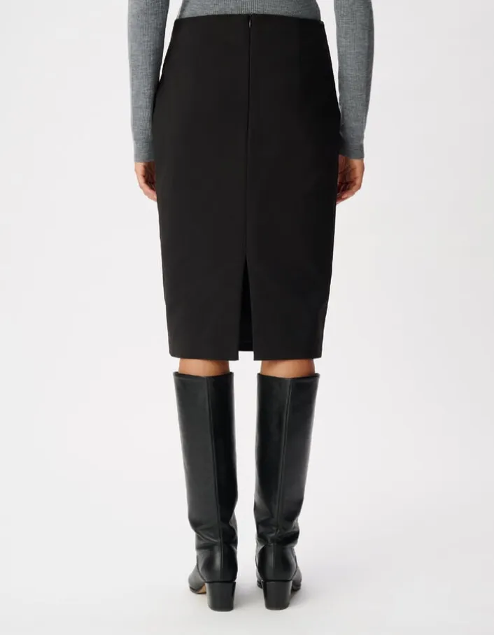Jupe crayon noire Femme