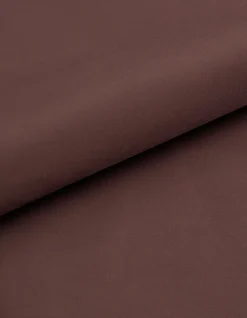 Jupe longue marron en taffetas pour femme