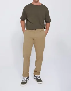 Pantalon chino slim beige Homme
