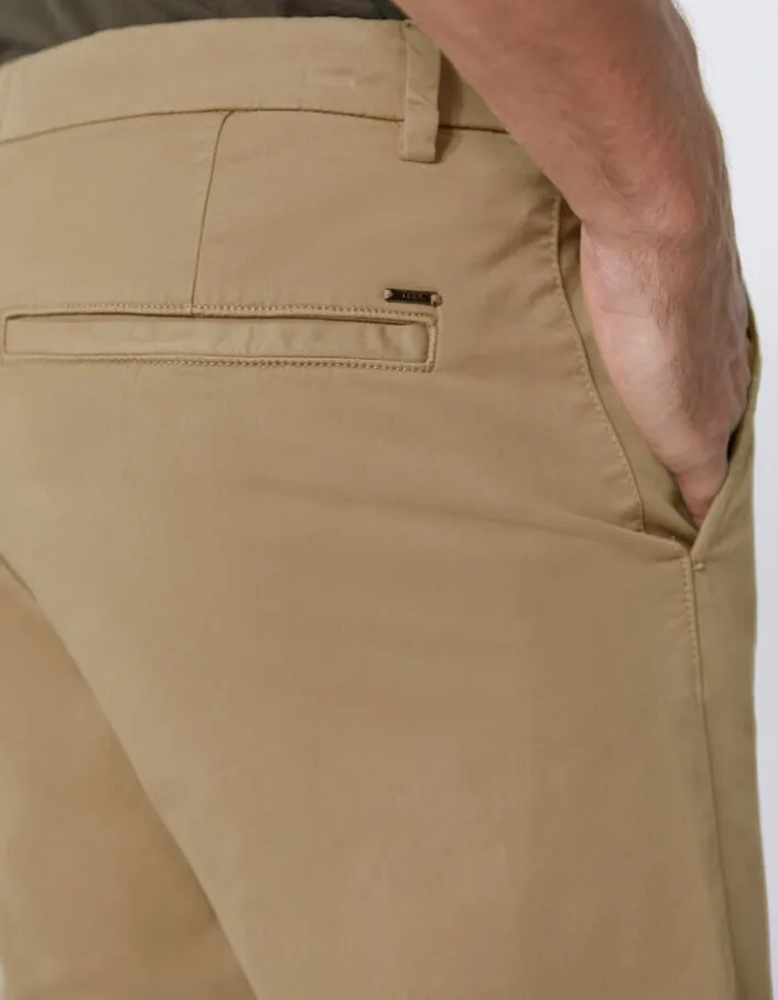 Pantalon chino slim beige Homme