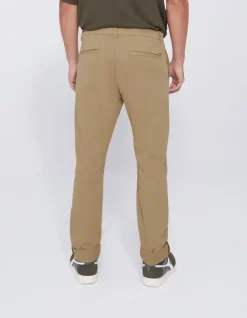Pantalon chino slim beige Homme