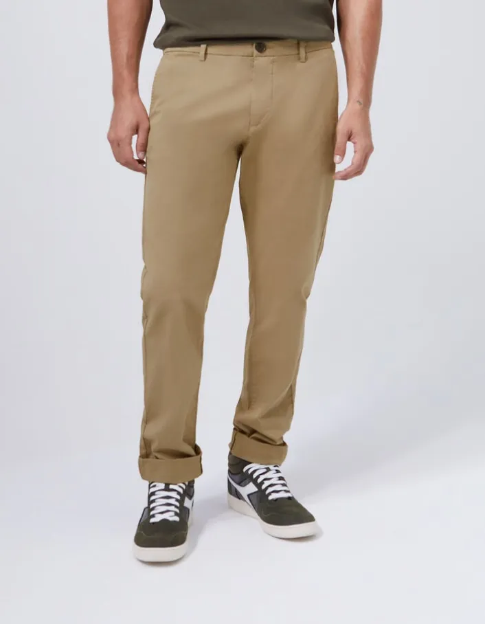 Pantalon chino slim beige Homme