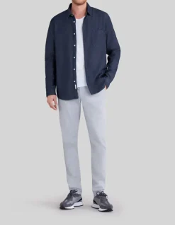 Pantalon chino SLIM ciel Homme