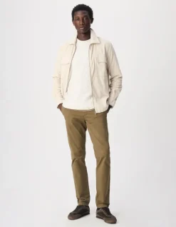 Pantalon chino slim kaki Homme