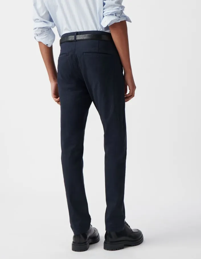 Pantalon CHINO SLIM marine Homme