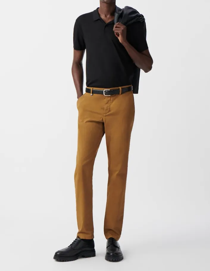 Pantalon CHINO SLIM safran Homme