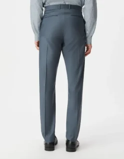 Pantalon de costume bleu TRAVEL SUIT Homme