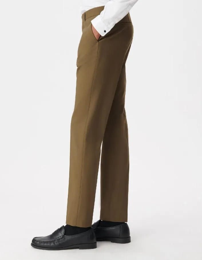 Pantalon de costume kaki TRAVEL SUIT Homme
