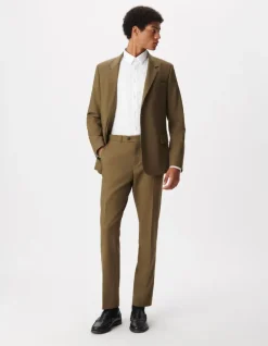 Pantalon de costume kaki TRAVEL SUIT Homme