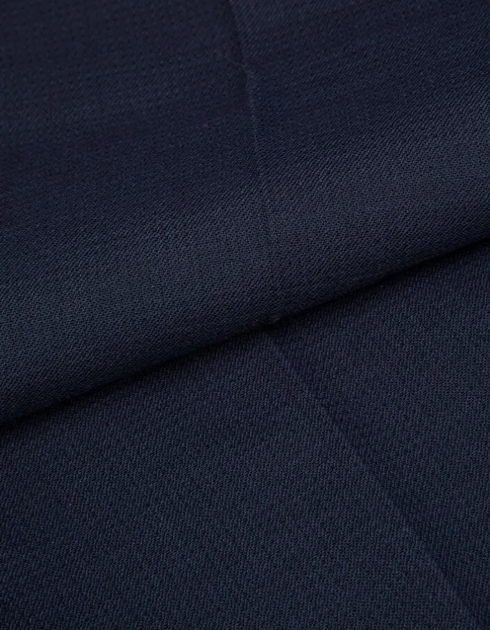 Pantalon de costume marine twill fantaisie Homme