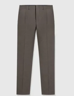 Pantalon de costume marron motif pied-de-puce Homme