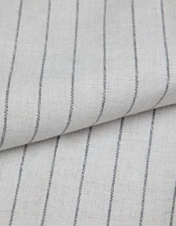 Pantalon de tailleur cigarette beige rayures tennis Femme