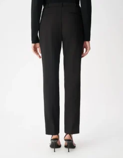 Pantalon de tailleur noir maille Milano Femme