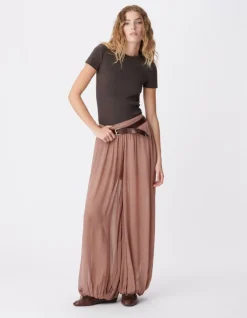 Pantalon fluide blush forme ballon Femme
