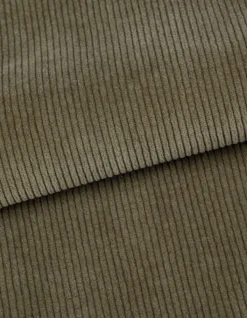 Pantalon jogg kaki velours côtelé Homme