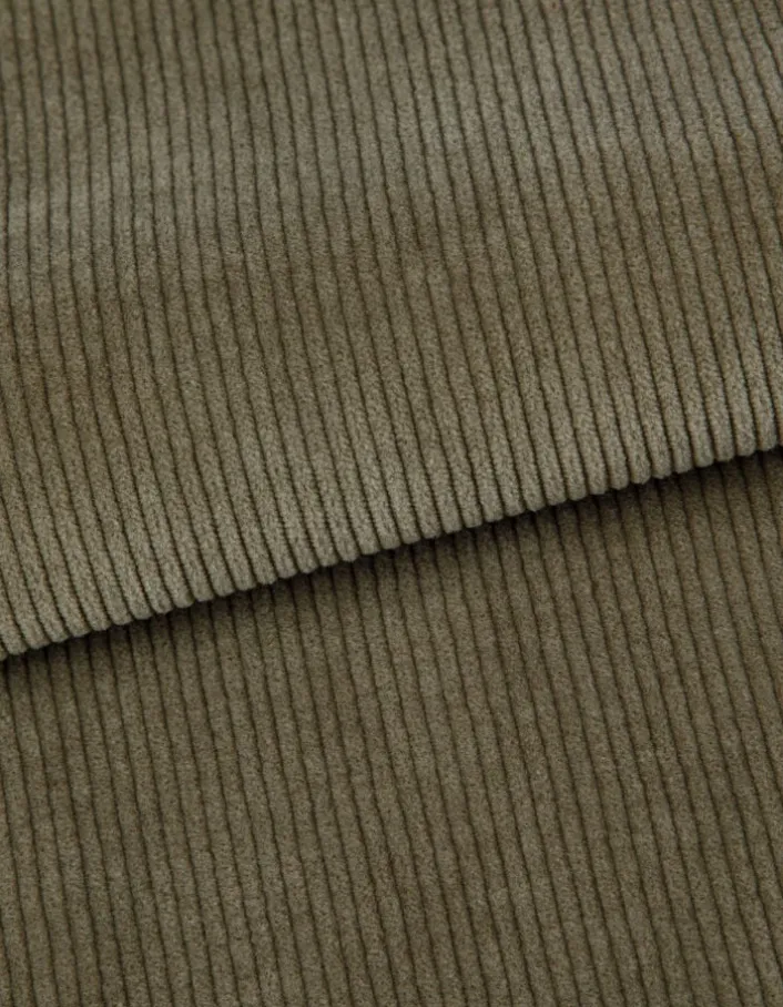 Pantalon jogg kaki velours côtelé Homme