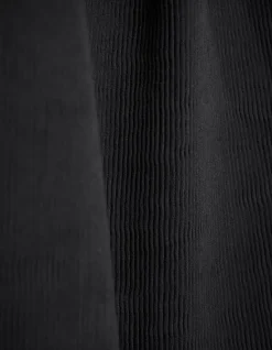 Pantalon noir tissu plissé Homme