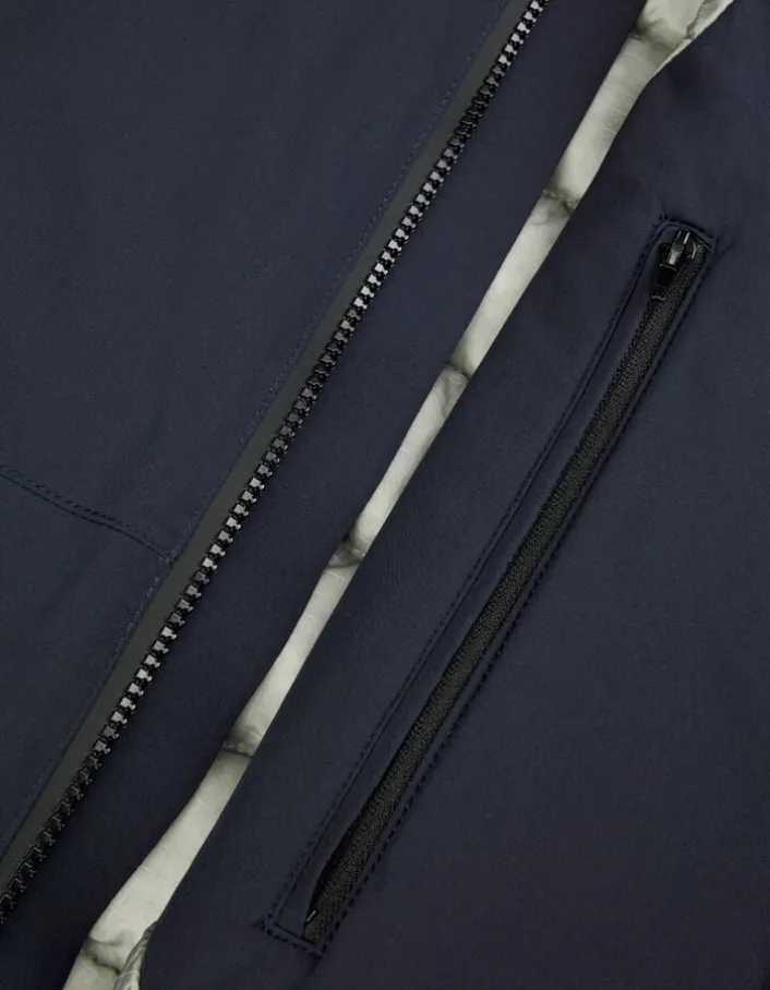 Parka à capuche marine WATERPROOF Homme