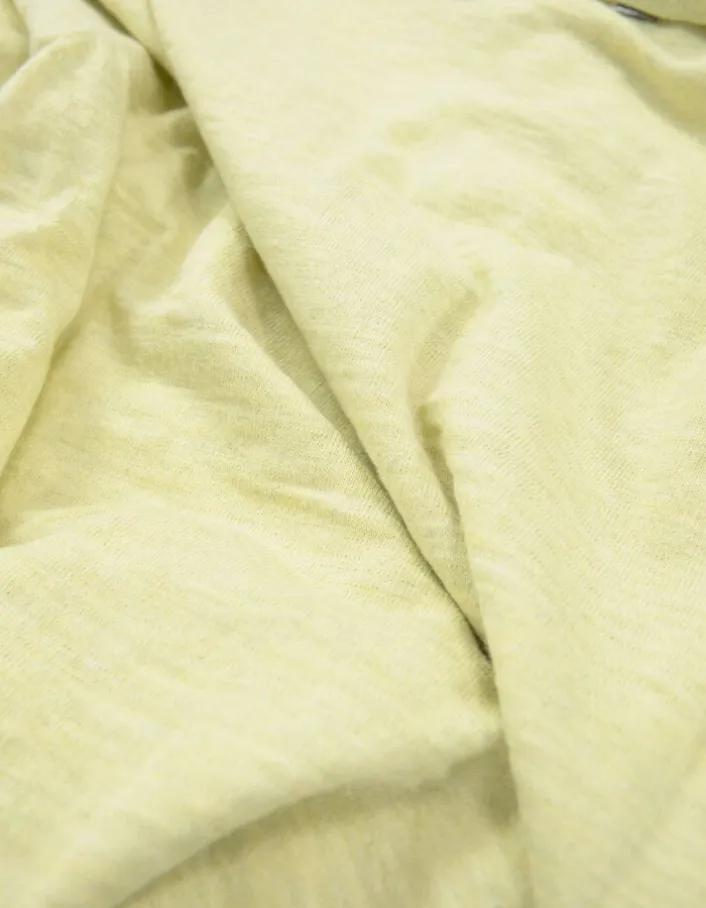 Polo anis tricot léger Homme