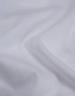 Polo blanc en coton modal Homme