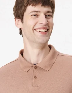 Polo manches courtes coton modal Homme