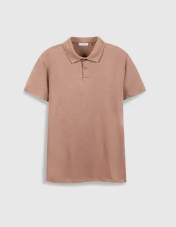 Polo manches courtes coton modal Homme