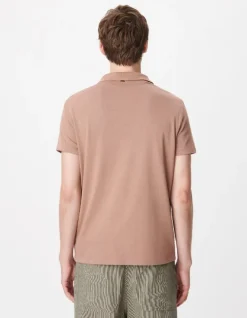 Polo manches courtes coton modal Homme